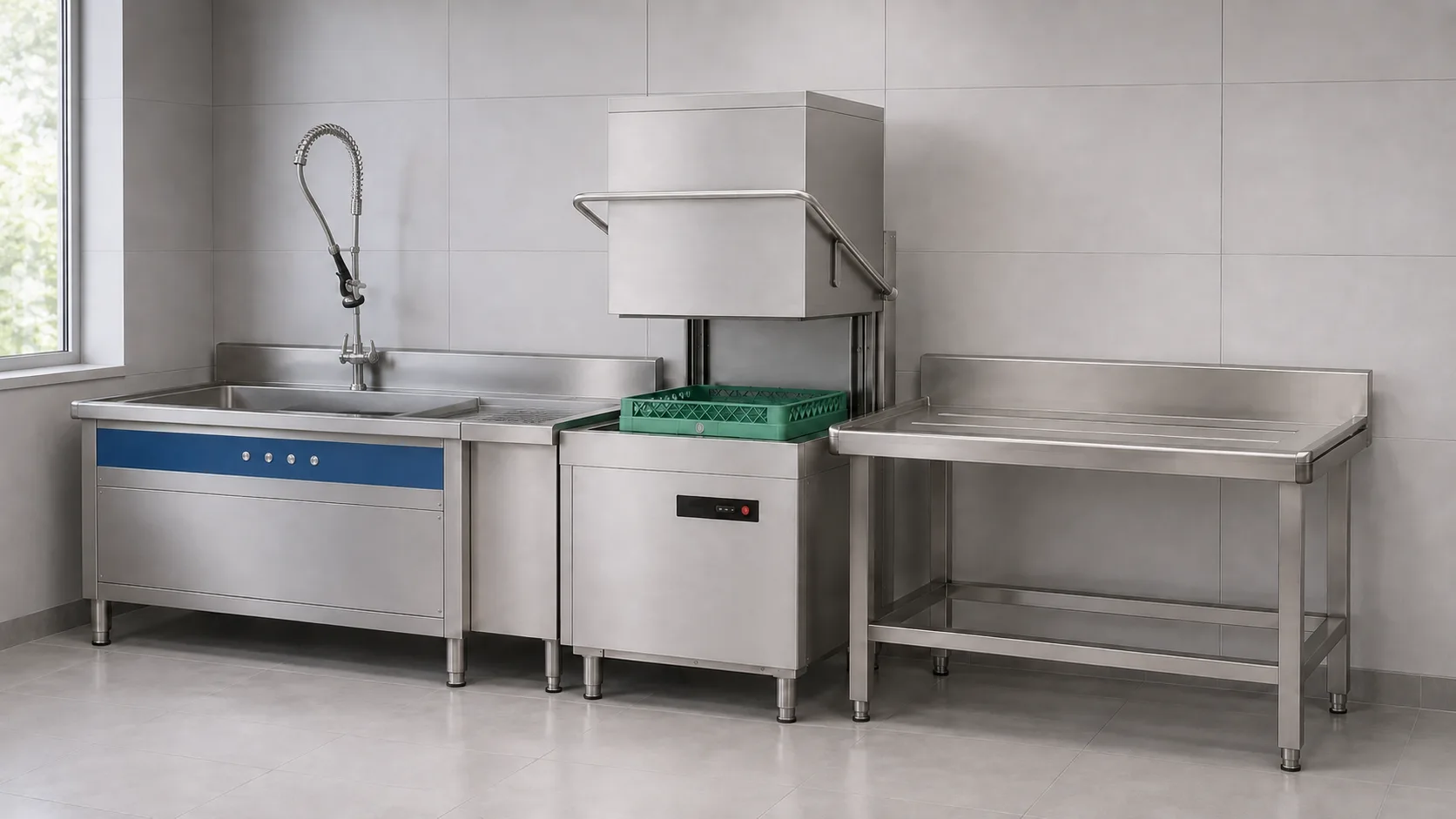 How to Plan a Commercial Dishwashing Area for an Efficient Kitchen Workflow