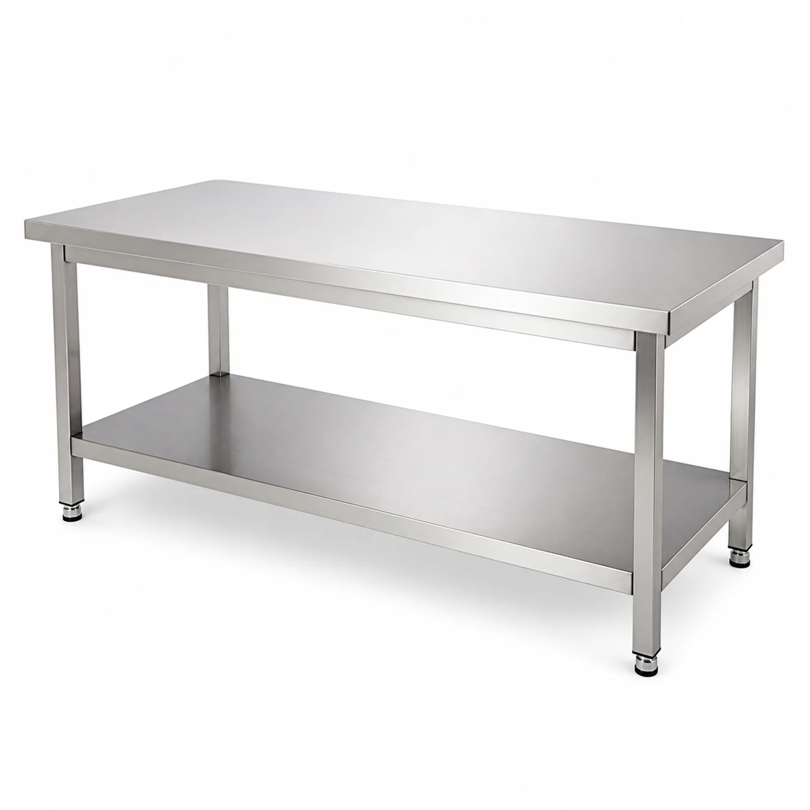Stainless Steel Work Table - 45-degree Product View